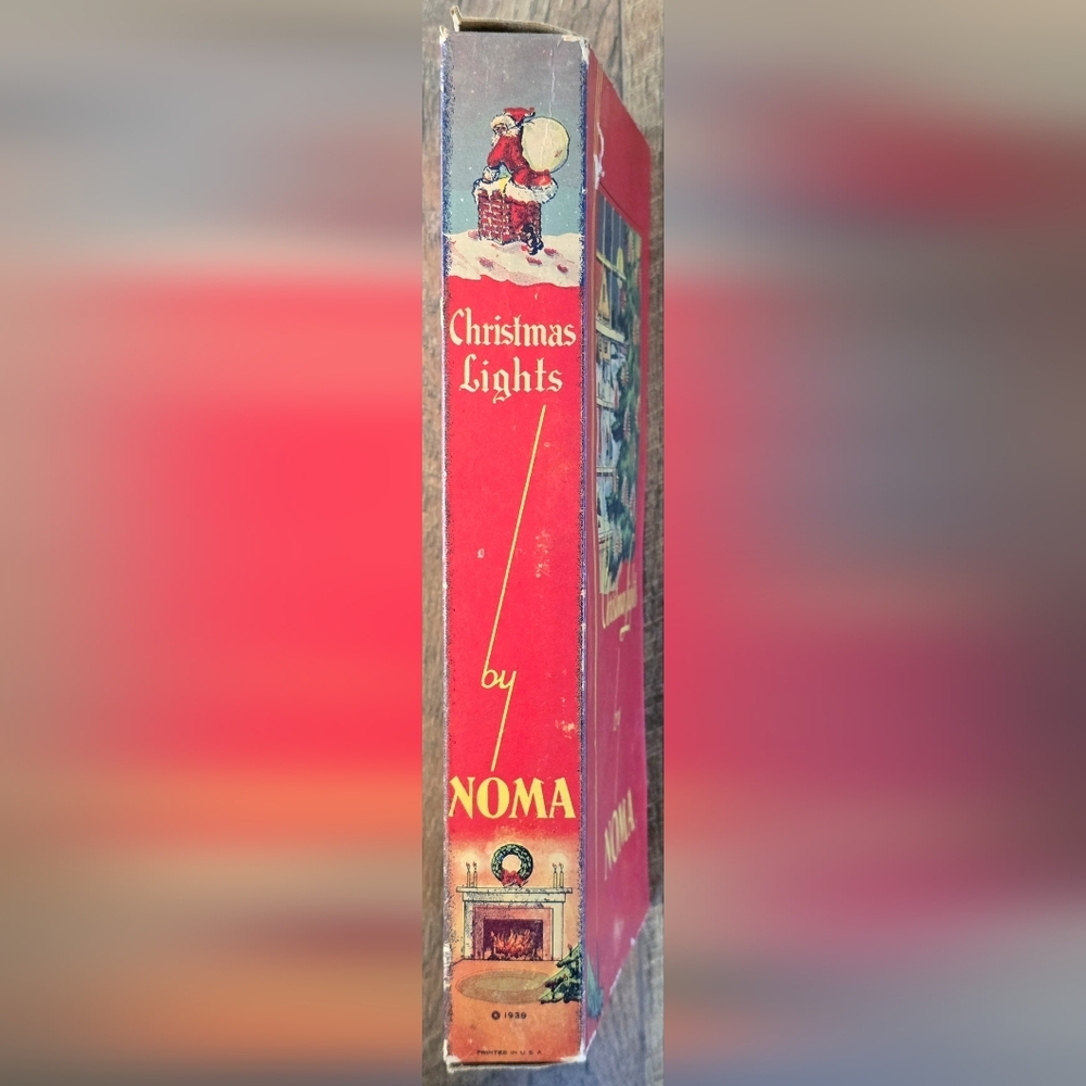 Vintage 1939 Christmas Lights By Noma in Original Box Bakelite C7 - Picture 6 of 8